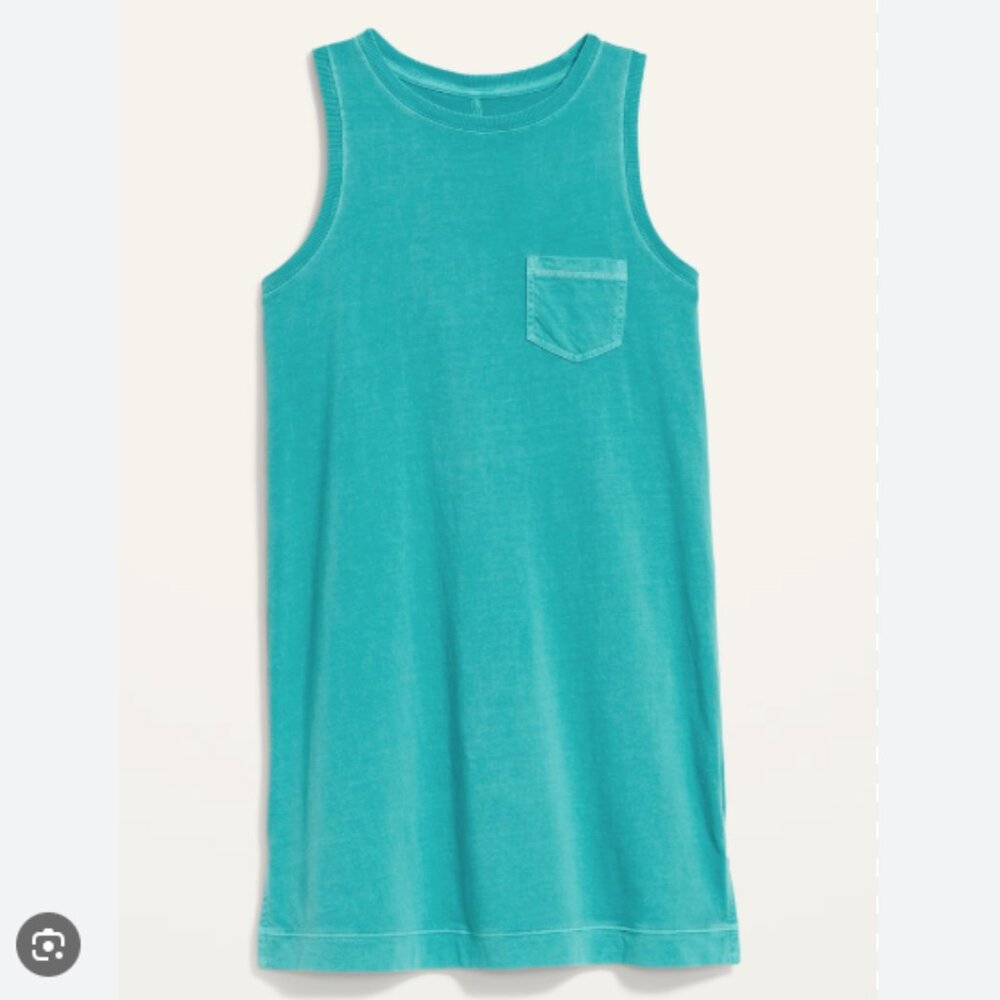 Old Navy Vintage Dyed Sleeveless T-Shirt Shift Dress